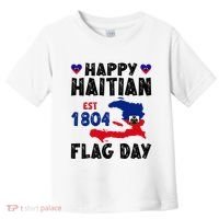 Haiti Flag Day Haitian Map Flag Celebration Toddler T-Shirt thumb 0