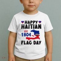 Haiti Flag Day Haitian Map Flag Celebration Toddler T-Shirt thumb 2