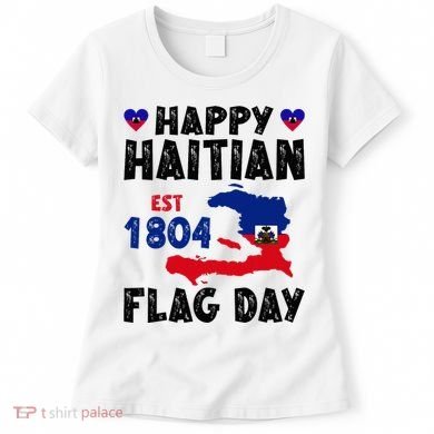 Haiti Flag Day Haitian Map Flag Celebration Women's T-Shirt