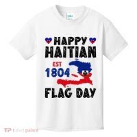 Haiti Flag Day Haitian Map Flag Celebration Kids T-Shirt thumb 0