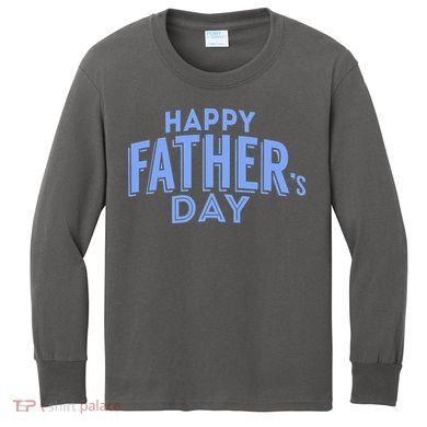 Happy Father's Day Gift For Dad Kids Long Sleeve Shirt