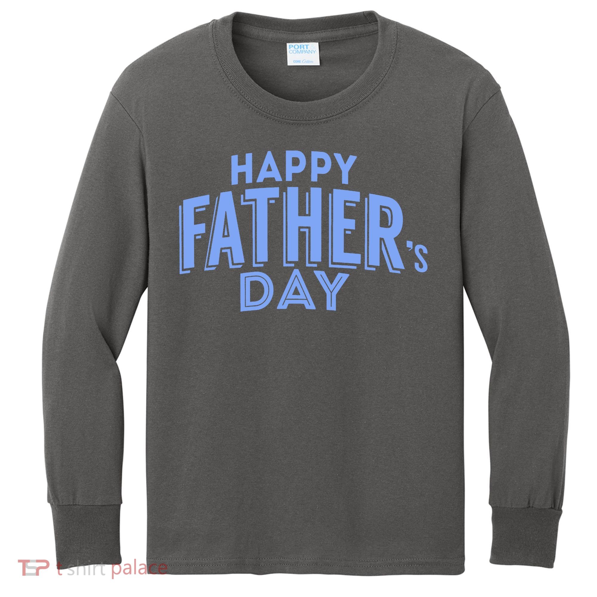 Happy Father's Day Gift For Dad Kids Long Sleeve Shirt