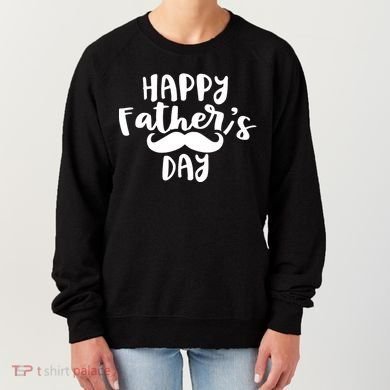 Happy Father's Day Mustache Women's Sweatshirt
