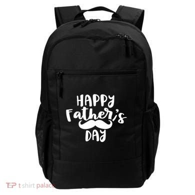 Happy Father's Day Mustache Backpack