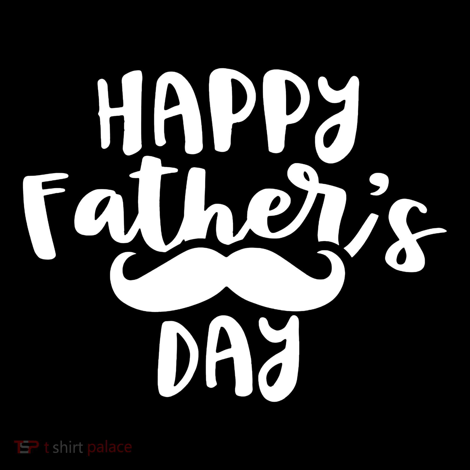 Happy Father's Day Mustache Coaster