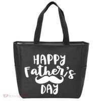 Happy Father's Day Mustache Tote Bag thumb 0