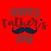 Happy Father's Day Mustache Santa Hat thumb 1