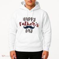 Happy Father's Day Mustache Hoodie thumb 2