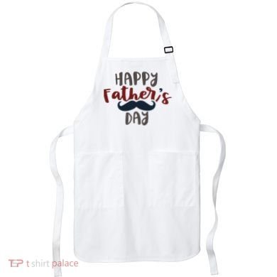 Happy Father's Day Mustache Apron