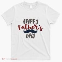 Happy Father's Day Mustache T-Shirt thumb 0