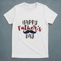 Happy Father's Day Mustache T-Shirt thumb 5
