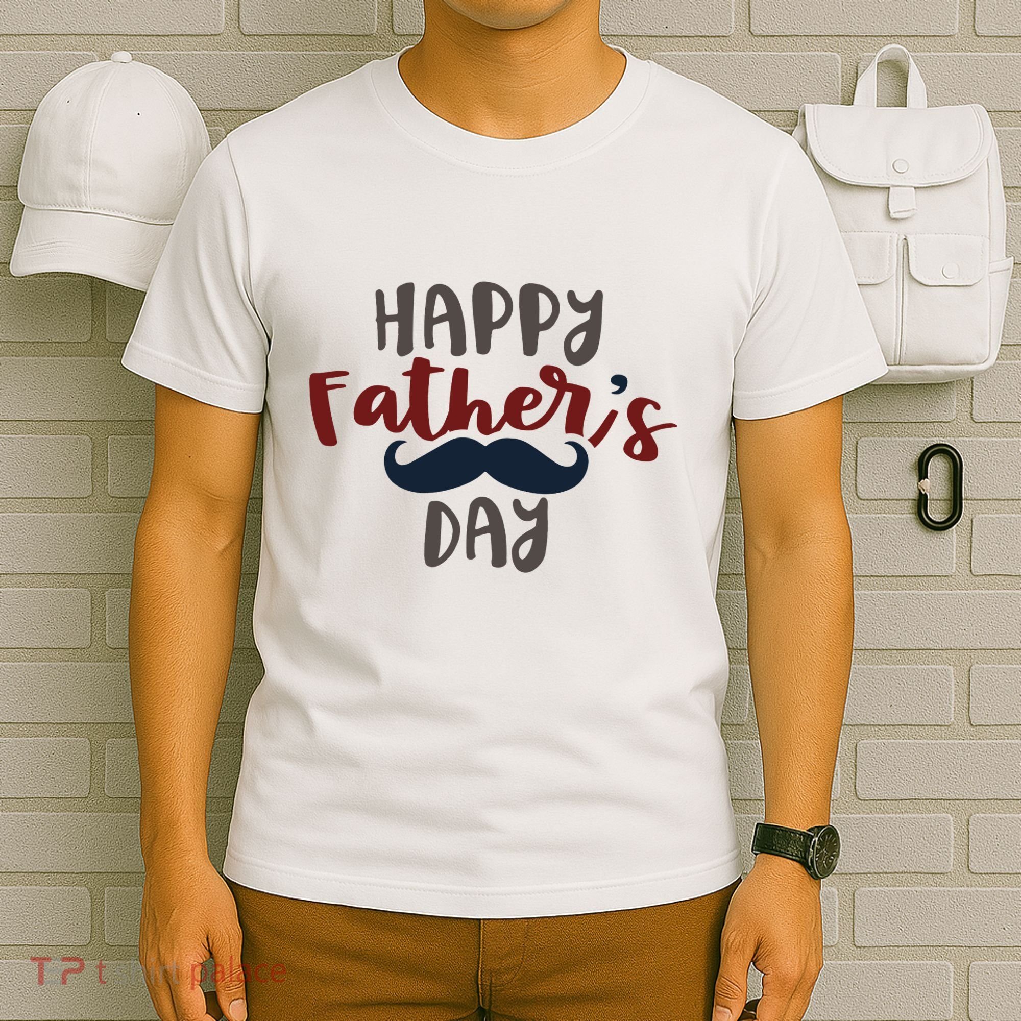 Happy Father's Day Mustache T-Shirt