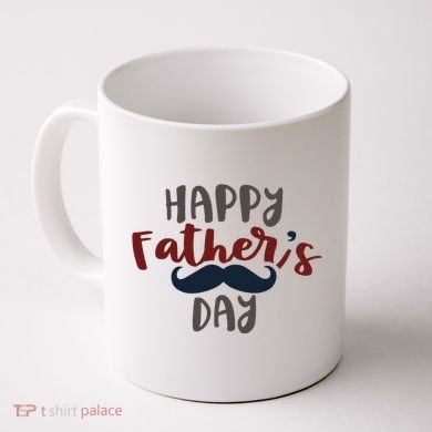 Happy Father's Day Mustache Coffee Mug