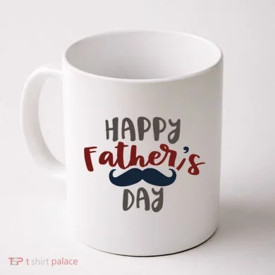 Happy Father's Day Mustache Coffee Mug