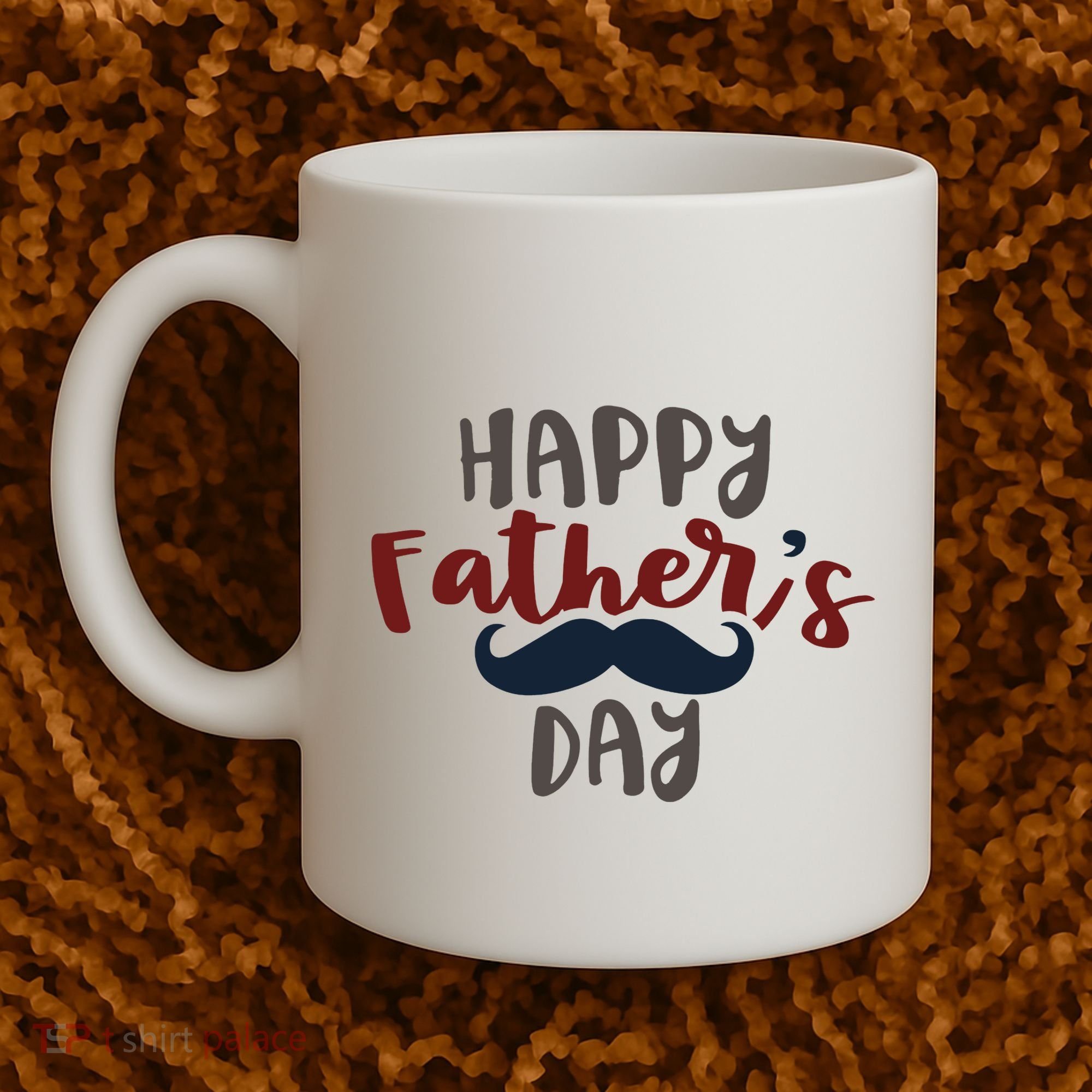 Happy Father's Day Mustache Coffee Mug