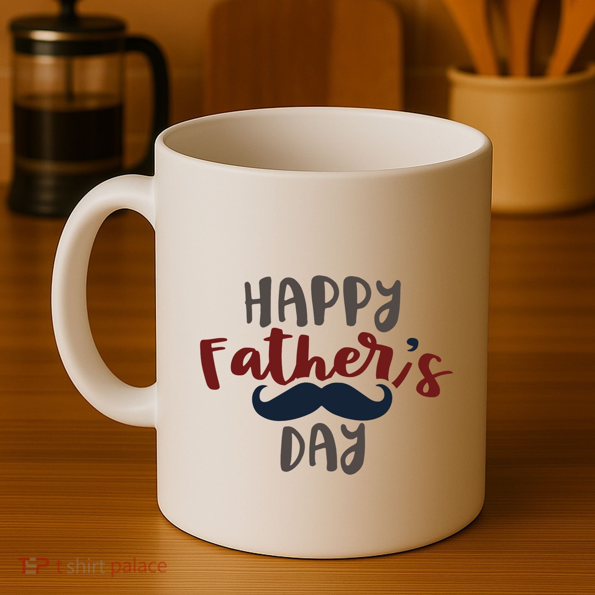 Happy Father's Day Mustache Coffee Mug