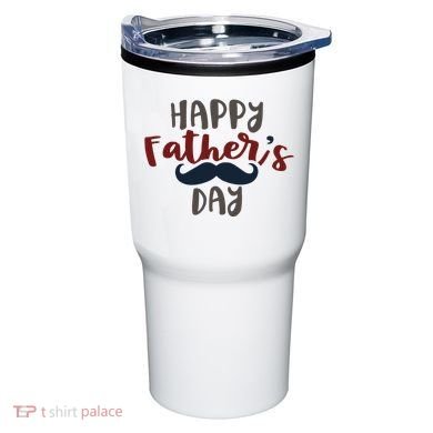 Happy Father's Day Mustache Tumbler