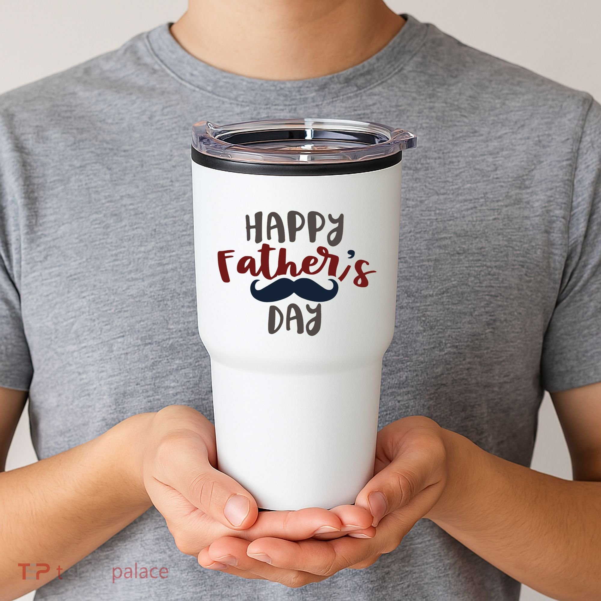 Happy Father's Day Mustache Tumbler