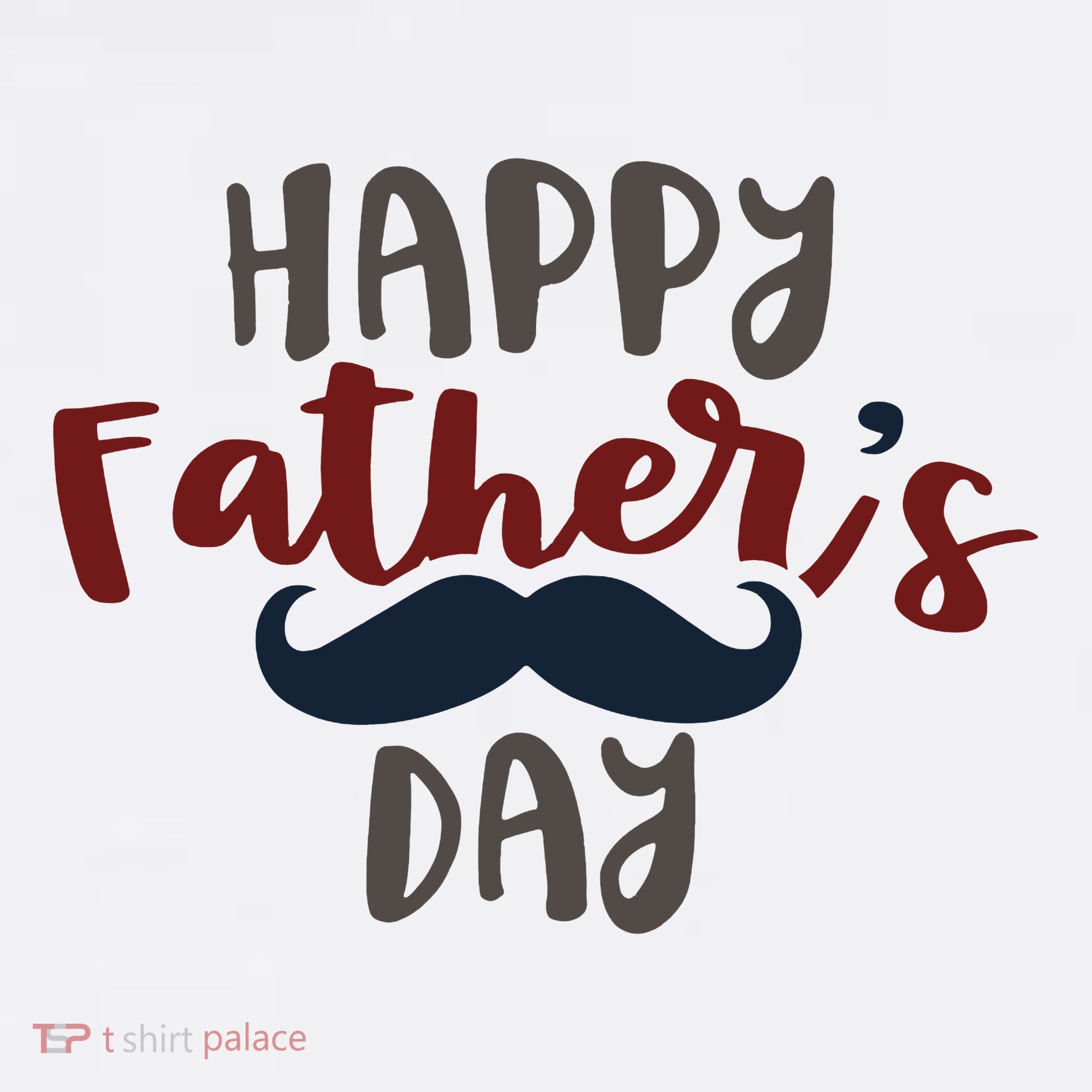 Happy Father's Day Mustache Baby Bodysuit