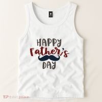 Happy Father's Day Mustache Tank Top thumb 2