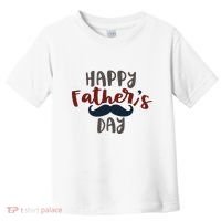 Happy Father's Day Mustache Toddler T-Shirt thumb 0