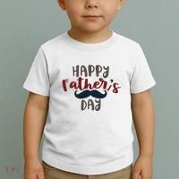 Happy Father's Day Mustache Toddler T-Shirt thumb 2