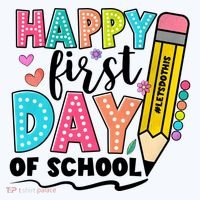 Happy First Day Of School Teacher Pencil Hat thumb 2