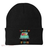 Happy First Day Of School Learning Truck Beanie thumb 0