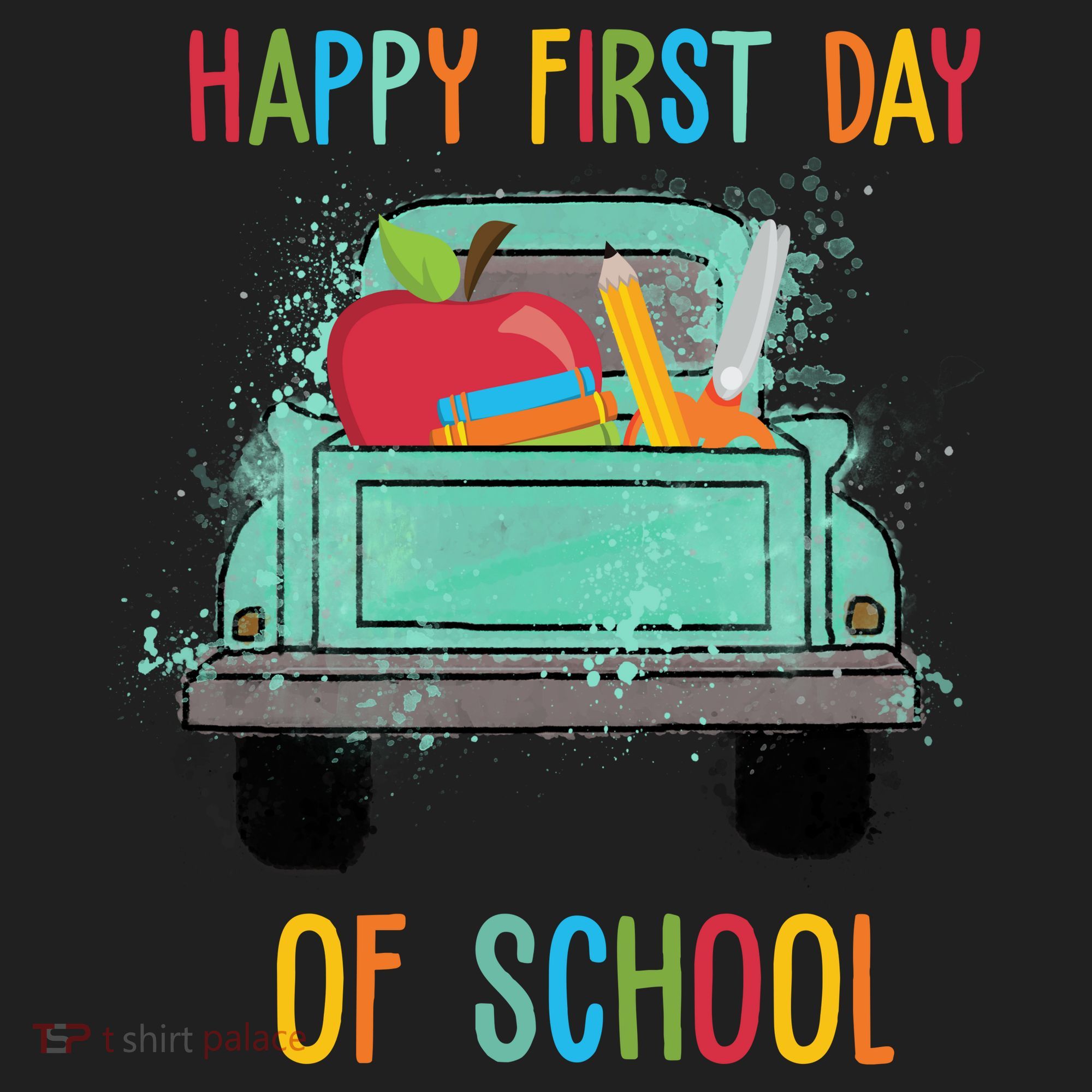 Happy First Day Of School Learning Truck Beanie