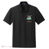 Happy First Day Of School Learning Truck Dry Zone Grid Polo thumb 0