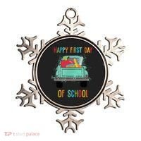 Happy First Day Of School Learning Truck Ornament thumb 0