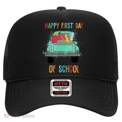 Happy First Day Of School Learning Truck Hat