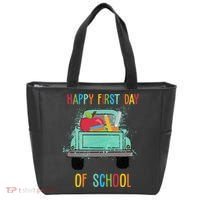 Happy First Day Of School Learning Truck Tote Bag thumb 0