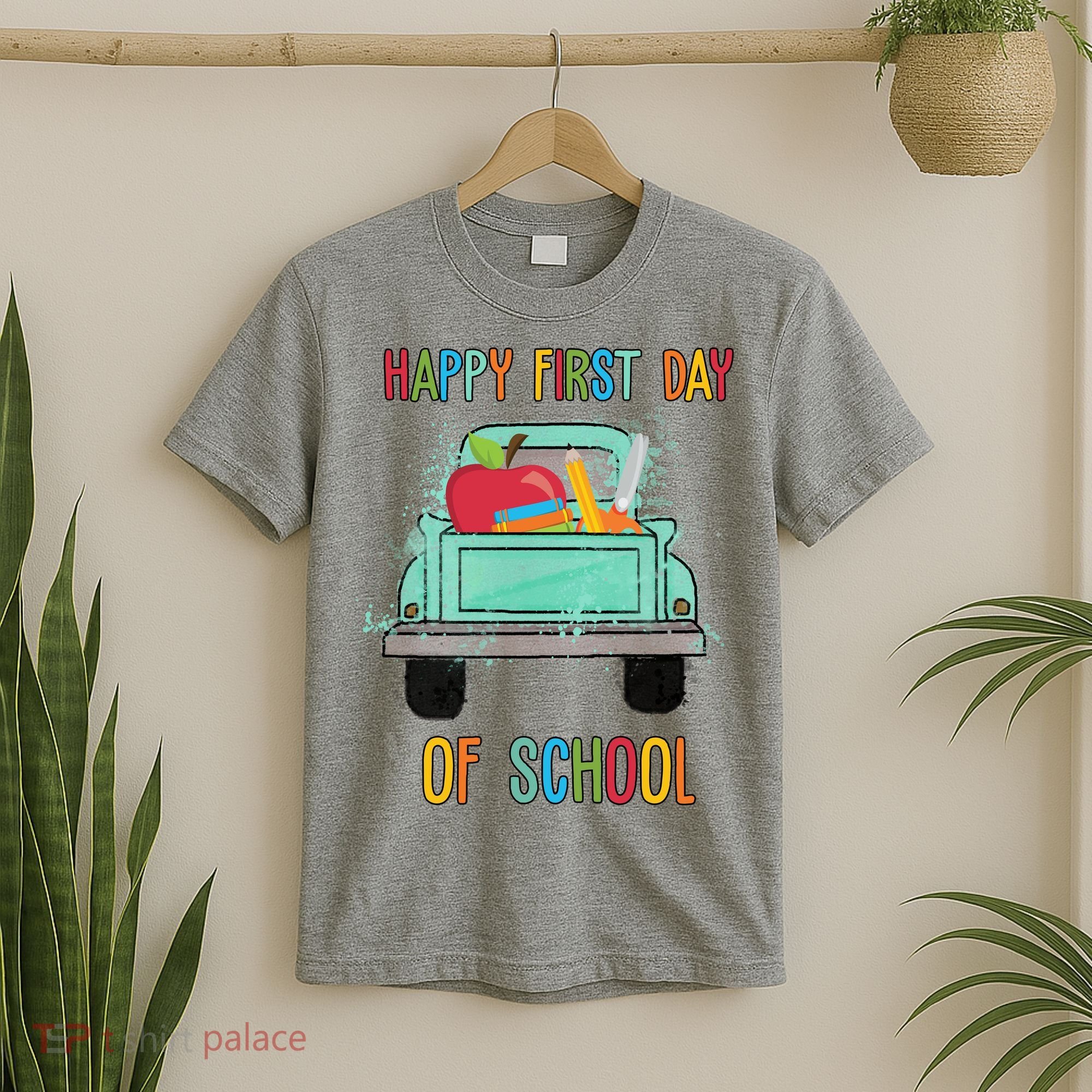 Happy First Day Of School Learning Truck T-Shirt