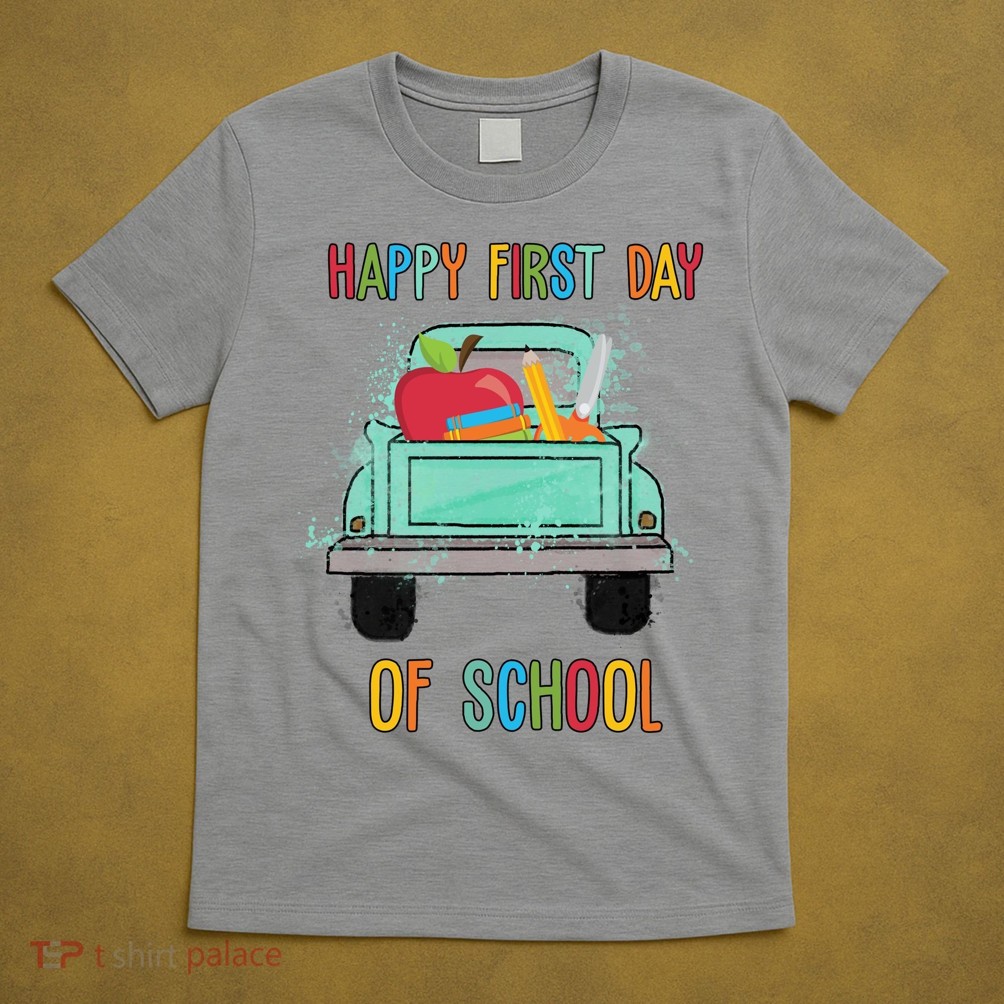 Happy First Day Of School Learning Truck T-Shirt
