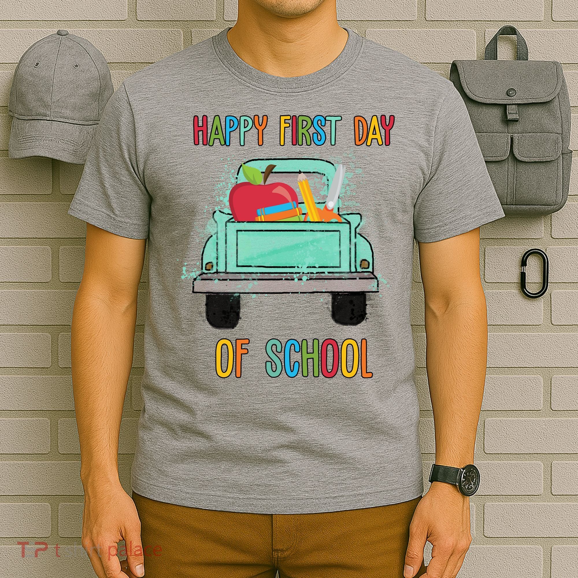 Happy First Day Of School Learning Truck T-Shirt