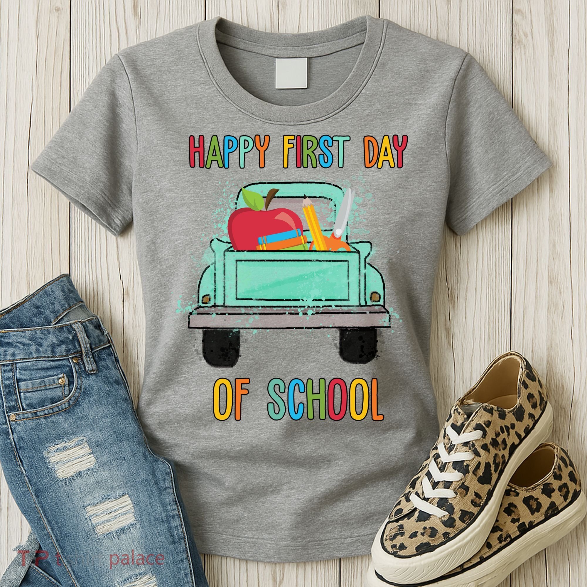 Happy First Day Of School Learning Truck Women's T-Shirt