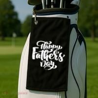 Happy Father's Day Gift For Dad Golf Towel thumb 2