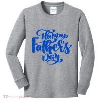 Happy Father's Day Gift For Dad Kids Long Sleeve Shirt thumb 0
