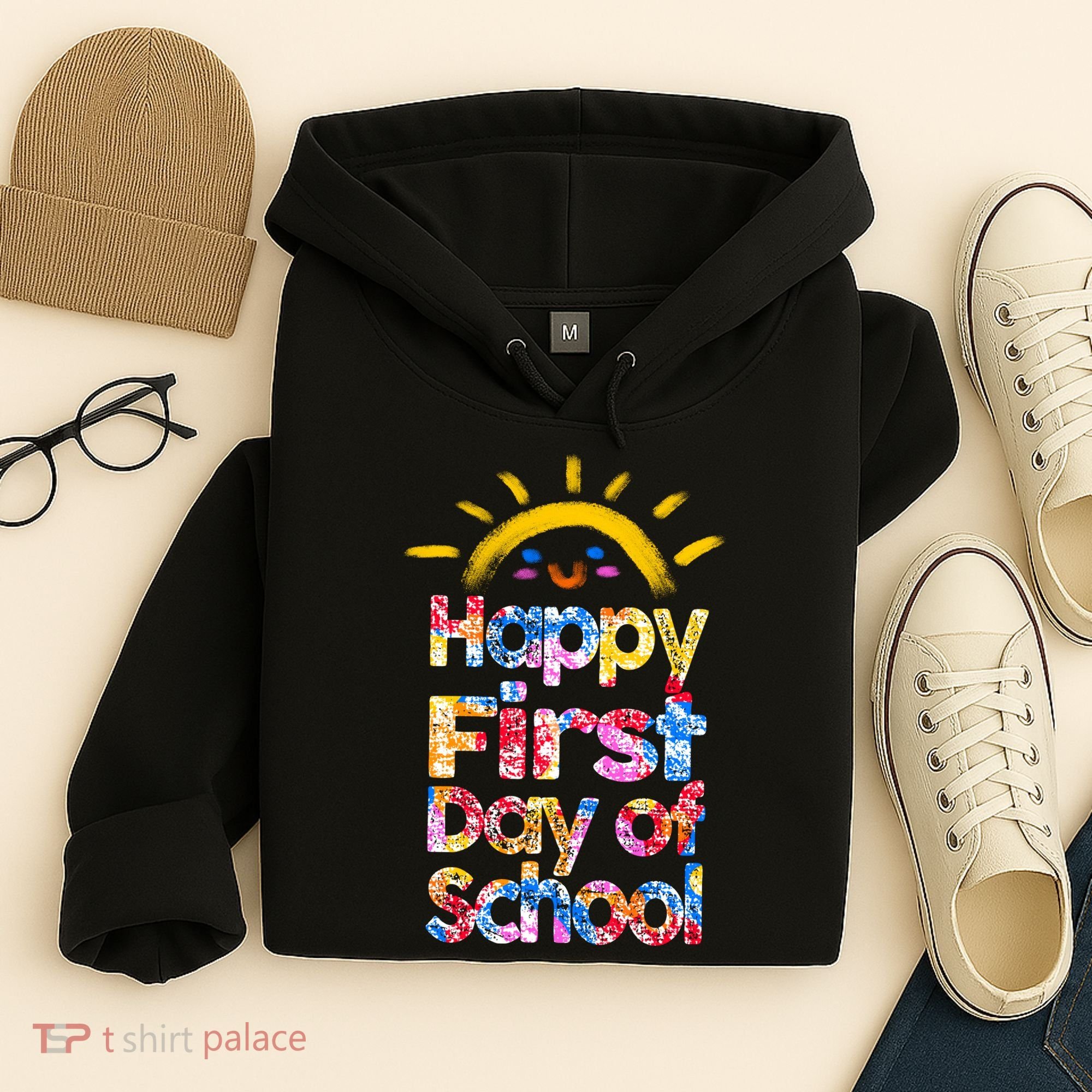 Cute Sun Happy First Day Of School Hoodie