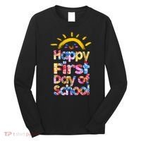 Cute Sun Happy First Day Of School Long Sleeve Shirt thumb 0