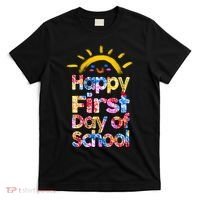 Cute Sun Happy First Day Of School T-Shirt thumb 0