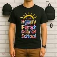 Cute Sun Happy First Day Of School T-Shirt thumb 6
