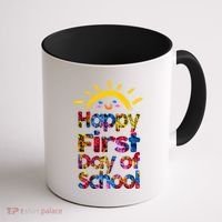 Cute Sun Happy First Day Of School Coffee Mug thumb 1