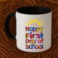 Cute Sun Happy First Day Of School Coffee Mug thumb 2