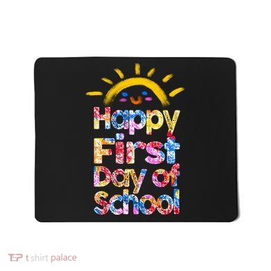 Cute Sun Happy First Day Of School Mousepad