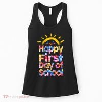 Cute Sun Happy First Day Of School Women's Tank Top thumb 0