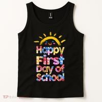 Cute Sun Happy First Day Of School Tank Top thumb 2