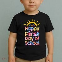 Cute Sun Happy First Day Of School Toddler T-Shirt thumb 2