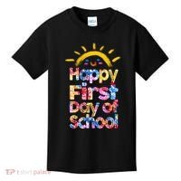 Cute Sun Happy First Day Of School Kids T-Shirt thumb 0
